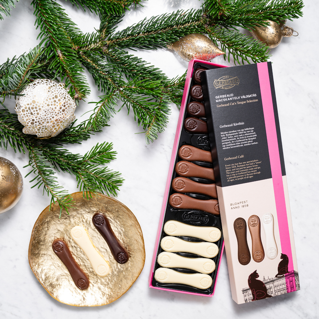 Gerbeaud Cat`s tongue chocolate 48g (12 pieces)