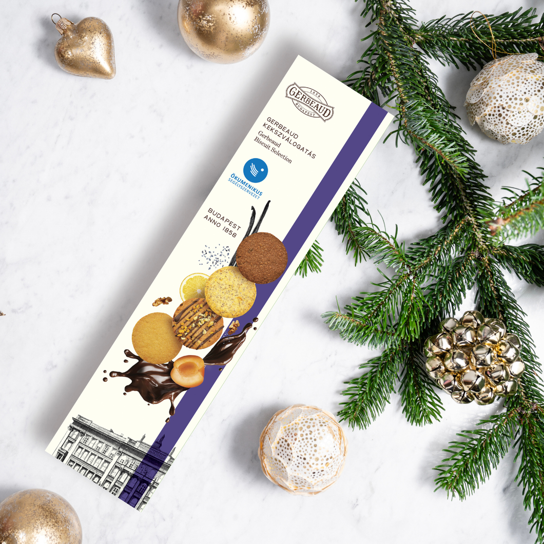 Gerbeaud biscuit selection 175g (12 pieces)