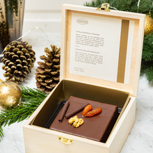 Load image into Gallery viewer, Mini Zserbó cake in wooden gift box
